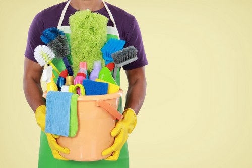 Commercial carpet cleaning equipment used on office flooring