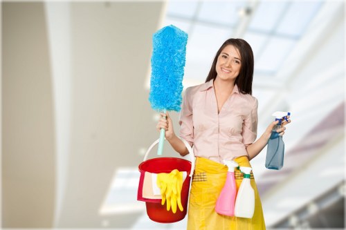 Deep cleaning commercial carpets in a workplace environment